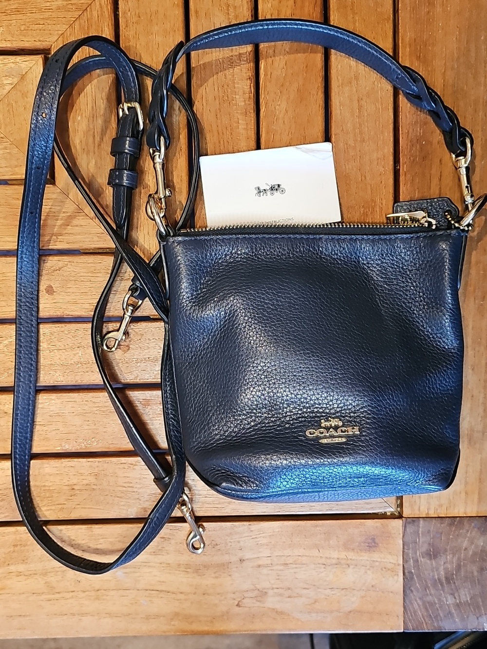 Coach Abbey Mini Duffle Dark Blue